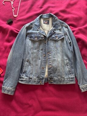 The Children's Place Light Blue Denim Trucker Jacket